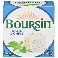 Boursin Basil & Chive Gournay Cheese - 5.2 Oz - Image 1