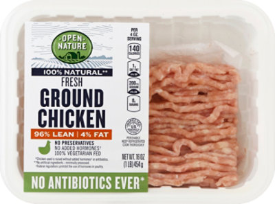 Open Nature Ground Chicken - 16 oz - Image 2