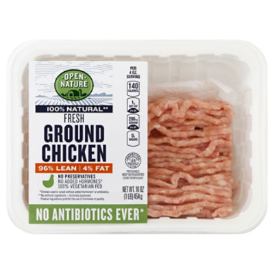 Open Nature Ground Chicken - 16 oz - Image 1