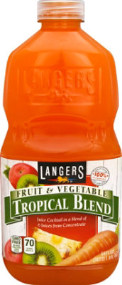Langers Fruit & Vegetable Tropical Blend - 8-64 Oz - Image 2