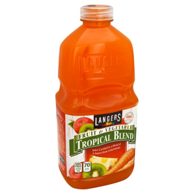 Langers Fruit & Vegetable Tropical Blend - 8-64 Oz