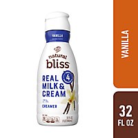 Coffee mate Natural Bliss Real Milk And Cream Vanilla Flavored Coffee Creamer - 32 Fl. Oz. - Image 1