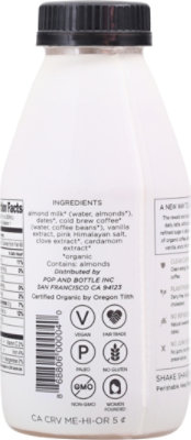 Pop And Bottle Almond Milk Vanilla Bean - 12 Fl. Oz. - Image 6