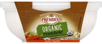 Rondele Organic Garden Vegetable Cheese Spread - 6.5 Oz - Image 1