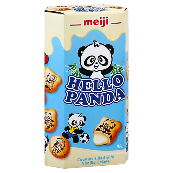 meiji Hello Panda Cookies Filled With Vanila Creme  Oz - Safeway
