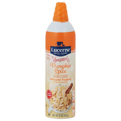 Lucerne Whipped Topping Pumpkin - 13 Oz