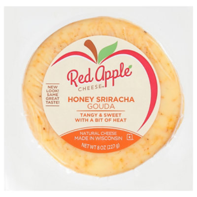 Red Apple Cheese Cheese Gouda Gluten Free Honey Sriracha - 8 Oz - Image 3