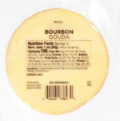 Red Apple Cheese Cheese Gouda Hickory Smoked Bourbon - 8 Oz - Image 6