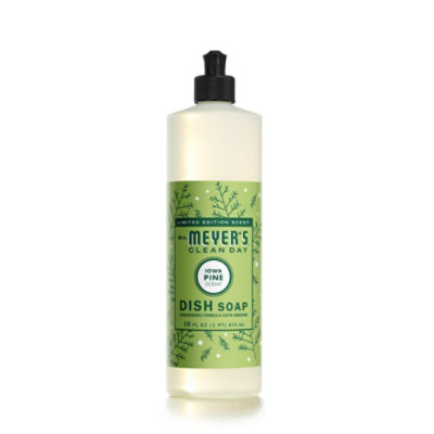 Mrs. Meyers Clean Day Dish Soap Iowa Pine Scent - 16 Fl. Oz. - Image 1