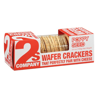 2s Company Cracker Wafer Poppy Seed - 3.5 Oz - Image 1