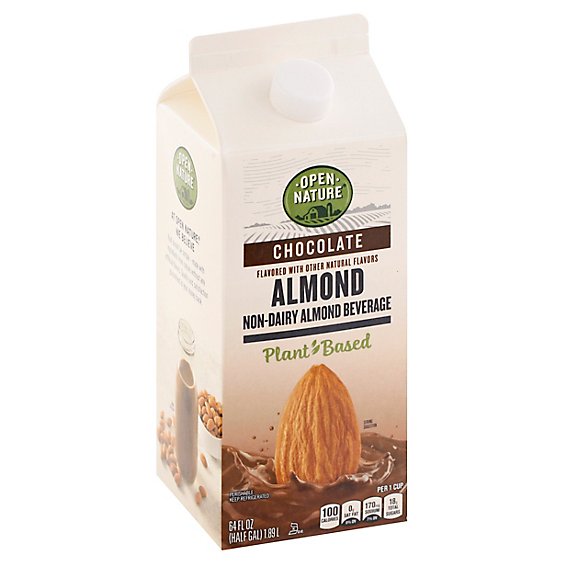 Open Nature Almond Milk Chocolate Half Gallon - 64 Fl. Oz.
