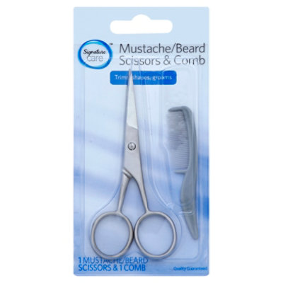 Signature Select/Care Scissor & Comb Mustache & Beard Pack - Each - Image 1