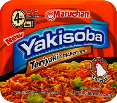 Maruchan Yakisoba Teriyaki Chicken Flavor - 3.98 Oz - Image 2