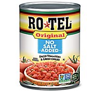 Rotel Original No Salt Added Diced Tomatoes And Green Chilies - 10 Oz