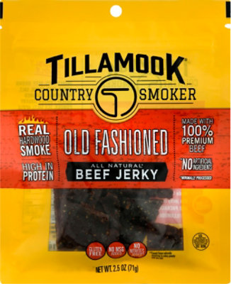 Tillamook Country Smoker Simply Crafted Beef Jerky Old Fashioned - 2.5 ...