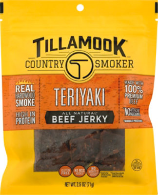 Tillamook Country Smoker Simply Crafted Beef Jerky Teriyaki - 2.5 Oz - Image 2