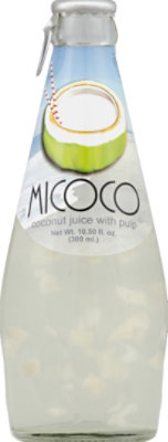 Micoco Juice Coconut With Pulp Bottle - 10.5 Fl. Oz. - Image 2