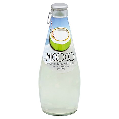  Micoco Juice Coconut With Pulp Bottle - 10.5 Fl. Oz. 