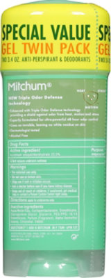 Mitchum Anti-Perspirant & Deodorant For Women Gel Shower Fresh Twin Pack - 2-3.4 Oz - Image 5