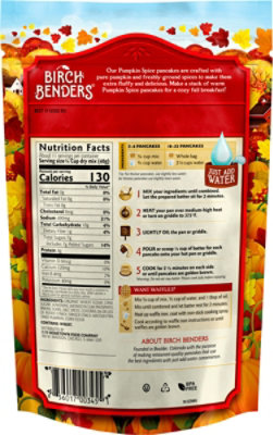 Birch Benders Pancake & Waffle Mix Double Pumpkin Spice Bag - 16 Oz - Image 6