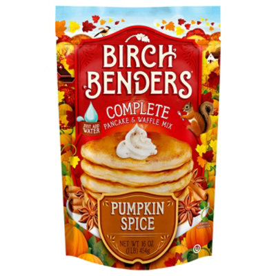 Birch Benders Pancake & Waffle Mix Double Pumpkin Spice Bag - 16 Oz - Image 1