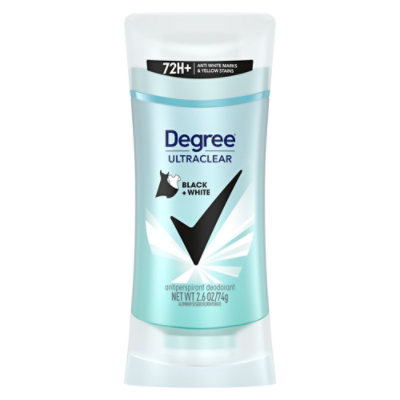 Degree For Women Ultraclear Anti-Perspirant Stick Invisible Solid Black + White - 2.6 Oz - Image 2