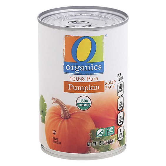 O Organics Organic Canned Pumpkin - 15 Oz