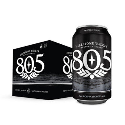 Firestone Walker 805 Blonde Beer Ale Cans - 6-12 Fl. Oz. - Image 1
