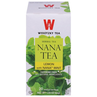 Wissotzky Tea Magic Garden Herbal Tea Caffeine Free Nana-Lemon - 20 Count