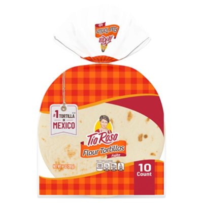 Tia Rosa Tortillas Flour Fajita Size Pack 10 Count - 14 Oz - Image 2