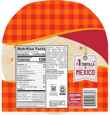 Tia Rosa Tortillas Flour Fajita Size Pack 10 Count - 14 Oz - Image 5