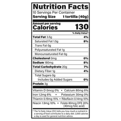 Tia Rosa Tortillas Flour Fajita Size Pack 10 Count - 14 Oz - Image 3