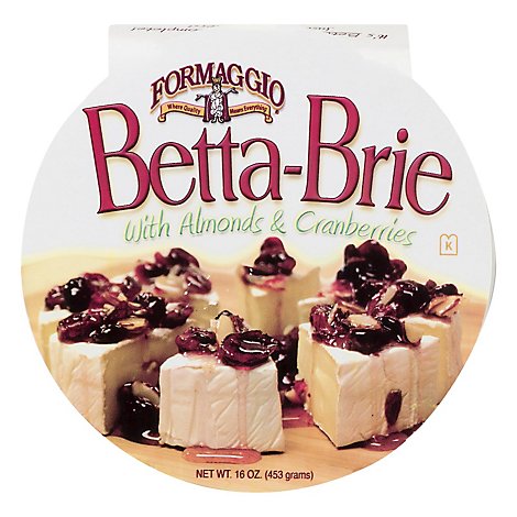 Betta Brie With Cranberry Almond - 16 Oz