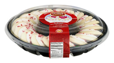 Cookie Sugar White Frosted Valentine Tr - Each - Image 1