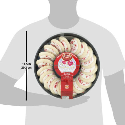 Cookie Sugar White Frosted Valentine Tr - Each - Image 5