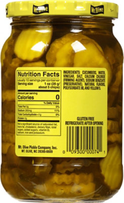 Mt. Olive Pickles Hamburger Chips Kosher Dill - 16 Fl. Oz. - Image 6