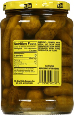 Mt. Olive Pickles Petite Kosher Dills - 24 Fl. Oz. - Image 5