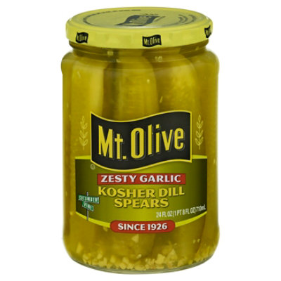 Mt. Olive Pickles Strips Zesty Garlic Dill - 24 Fl. Oz. - Image 2