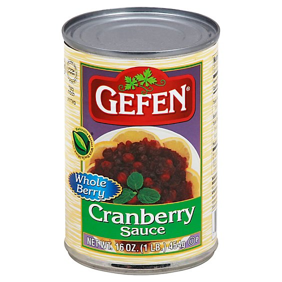 Gefen Cranberry Sauce Whole - 16 Oz