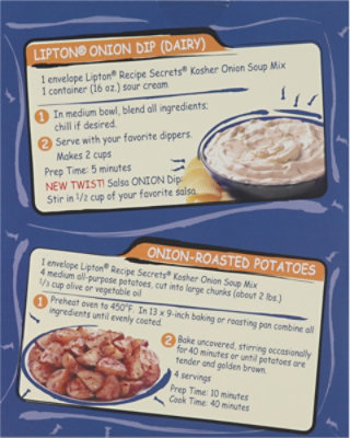 Lipton Kosher Onion Soup Mix - 1.9 Oz - Image 5