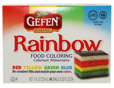Gefen Food Coloring 1.2 Oz Safeway