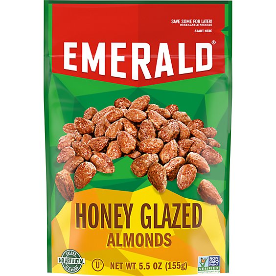 Emerald Almonds Honey Glazed - 5.5 Oz