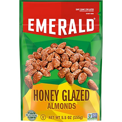 Emerald Almonds Honey Glazed - 5.5 Oz - Image 1