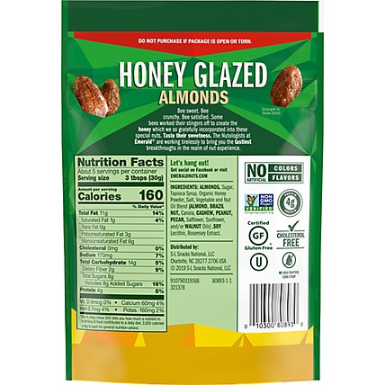 Emerald Almonds Honey Glazed - 5.5 Oz - Image 4