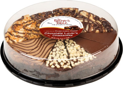Fathers Table Cake Cheesecake Chocolate Lover Sampler - 40 Oz - Albertsons