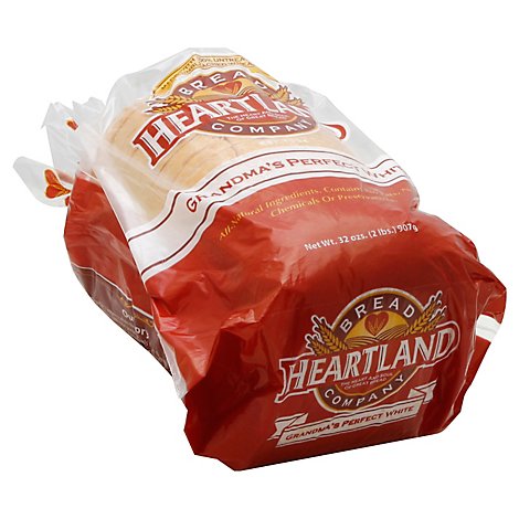 Heartland Grandmas Perfect White Bread - 32 Oz