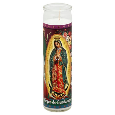 St. Jude Candle Virgen de Guadalupe - Each - Image 1