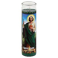 St. Jude Candle Green - Each - Image 1