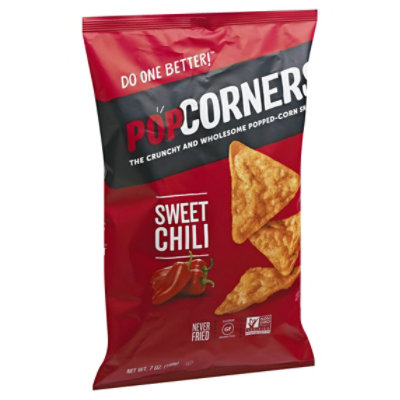 PopCorners Popped Corn Chips Crispy & Crunchy Sweet Heat Chili - 7 Oz - Image 1