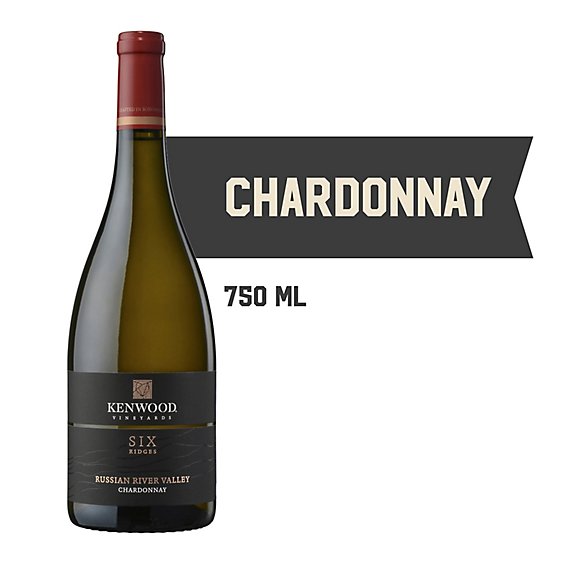 Kenwood Wine Chardonnay Six Ridges Russian River Valley - 750 Ml